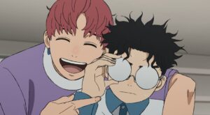 Jiji and Okarun in Dandadan Season 2 Episode 1