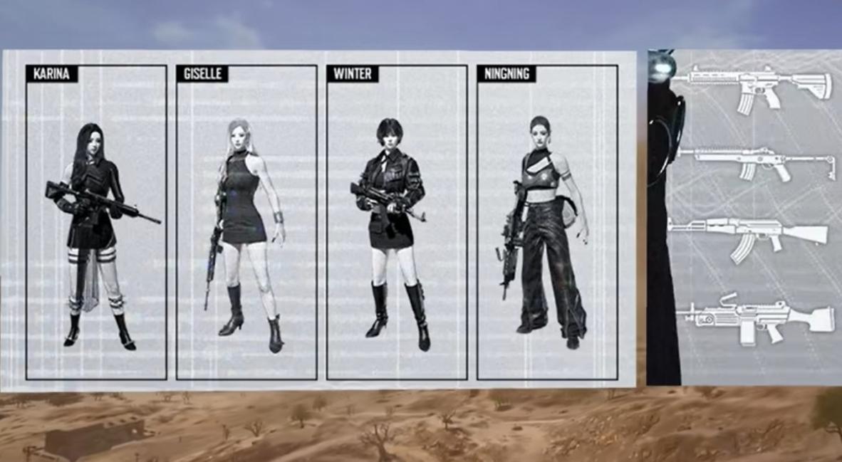 aespa in PUBG
