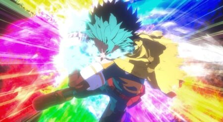 My Hero Academia All's Justice promotional image from trailer with Deku