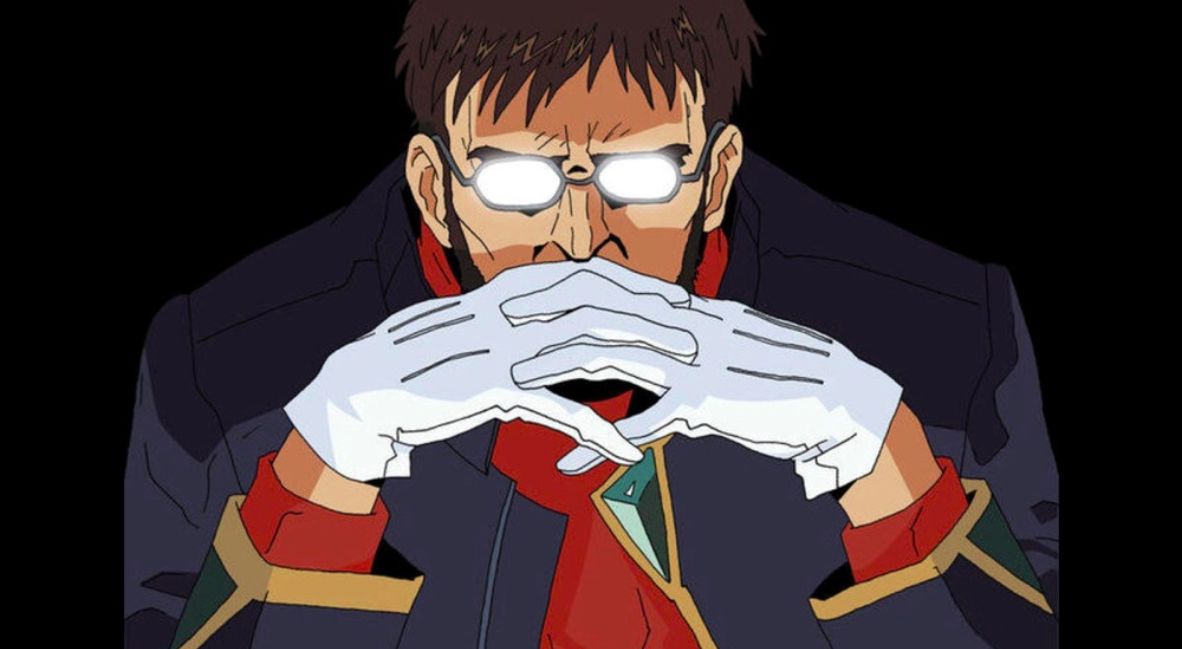 Gendo Ikari in Evangelion 