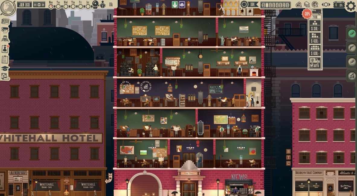 News Tower promotional key art from Twin Sail games