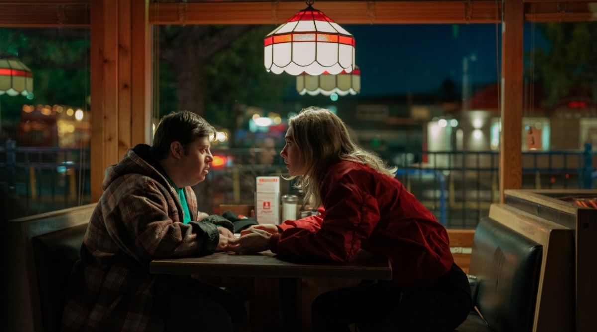Vanessa Kirby and Zack Gottsagen in Night Always Comes on Netflix