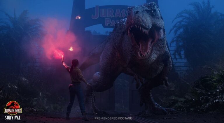 Jurassic Park Survival promotional image from Saber Interactive