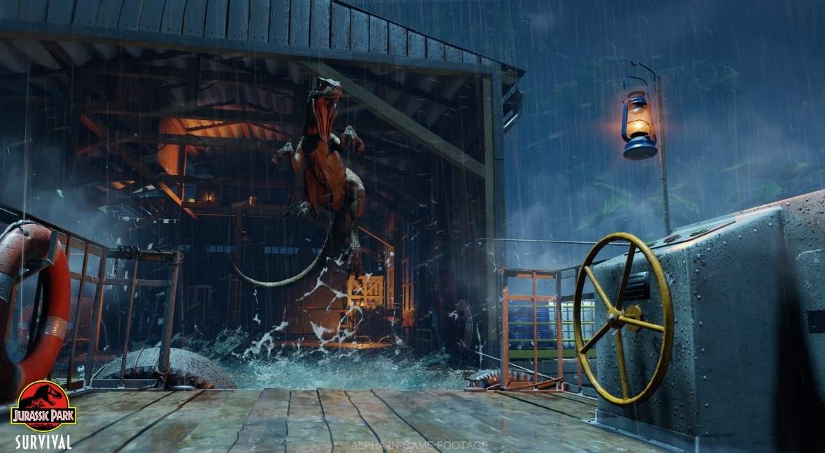 Jurassic Park Survival promotional image from Saber Interactive