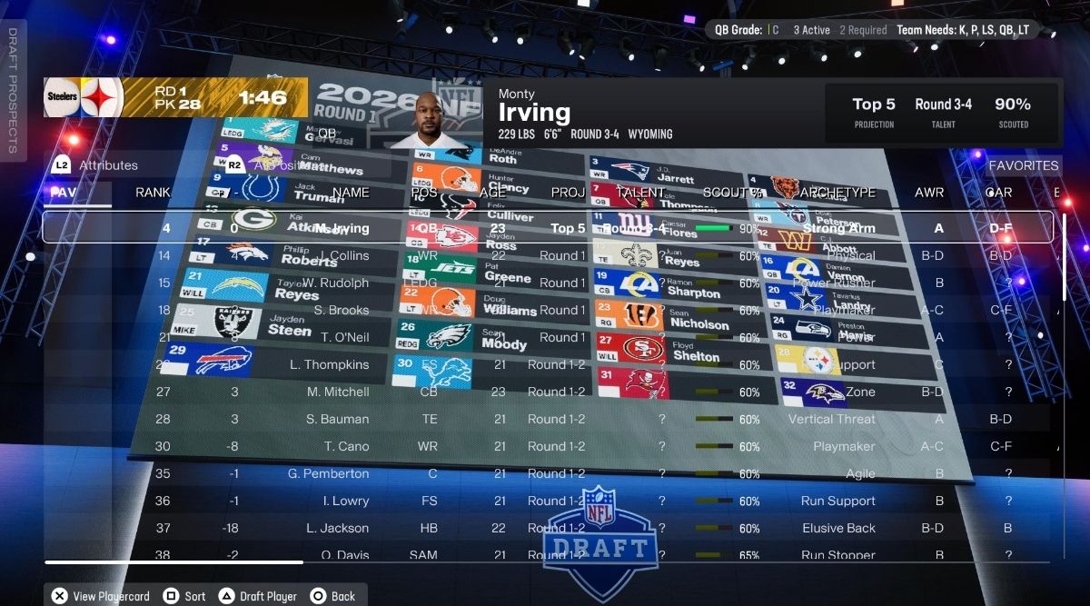 Madden 26 Menu
