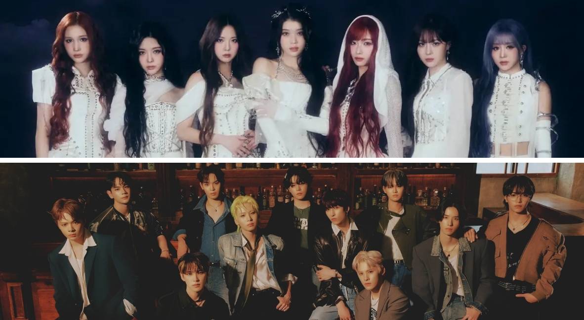 ATEEZ To Star In Apple TV+ KPOPPED Series With Megan Thee Stallion And J Balvin 5 KPOPPED performers: Kep1er (top) and JO1 (bottom)