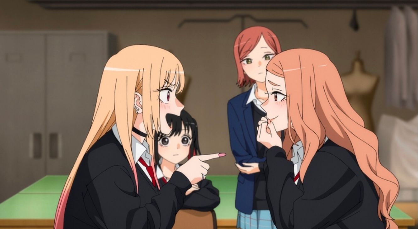 Marin and her classmates in My Dress-Up Darling Season 2 Episode 5
