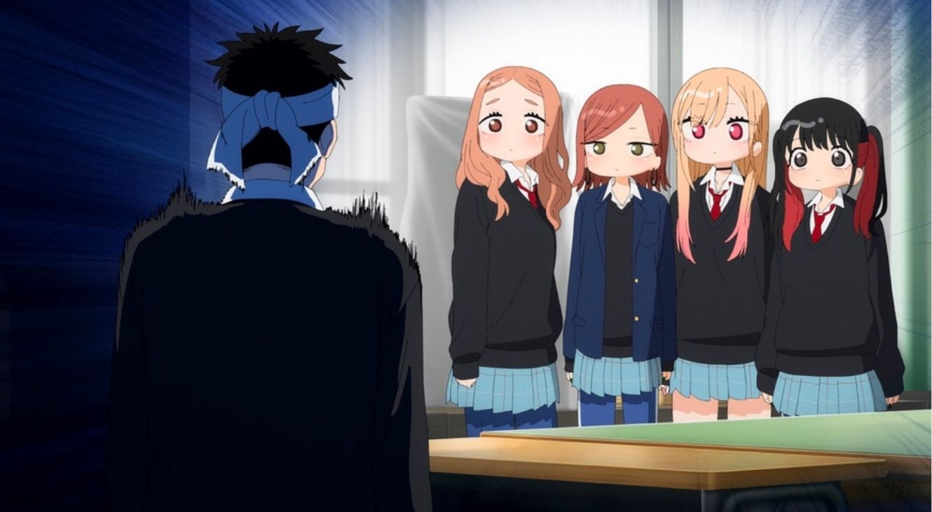 Marin and her classmates in My Dress-Up Darling Season 2 Episode 5