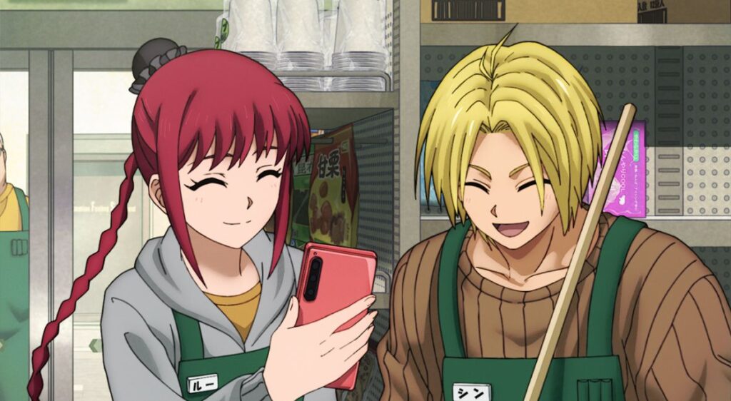 Lu and Shin in Sakamoto Days Episode 15