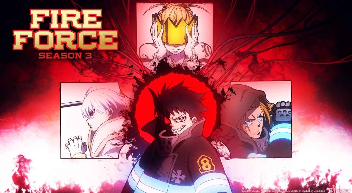Crunchyroll Showcase anime - Fire Force Season 3 Part 2