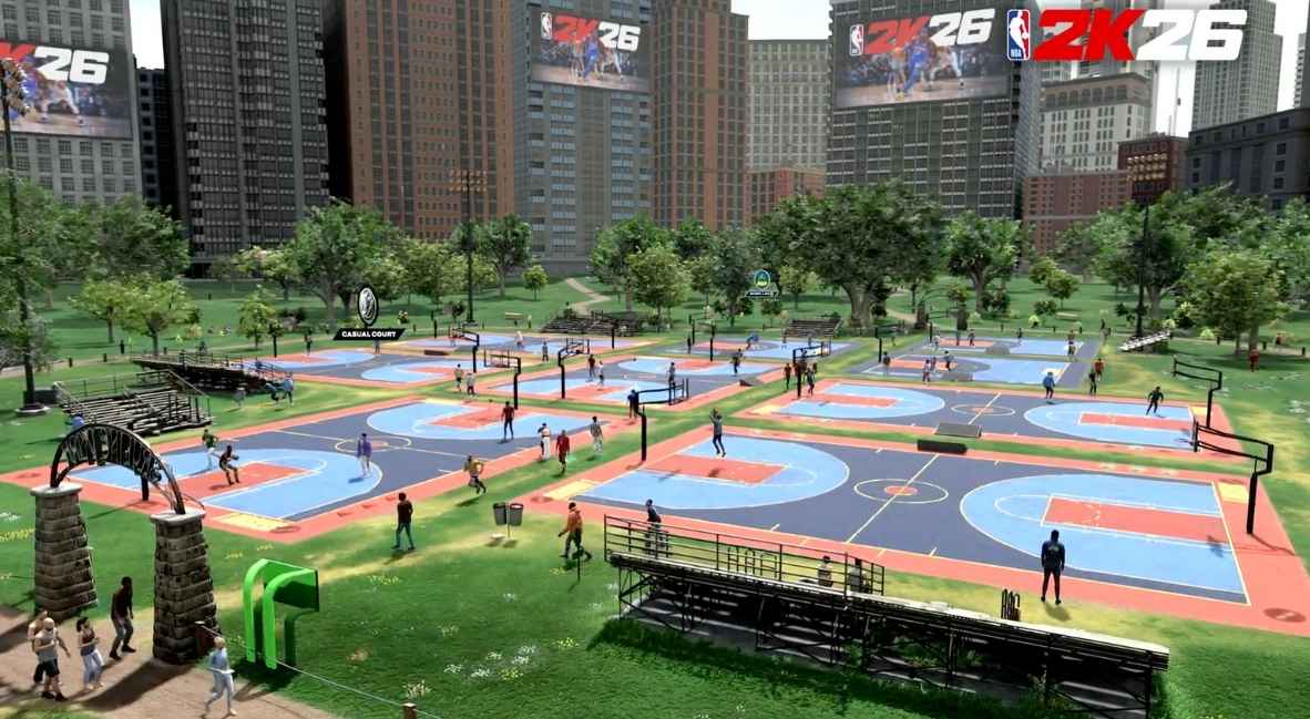 NBA 2K26 The City Update promotional image