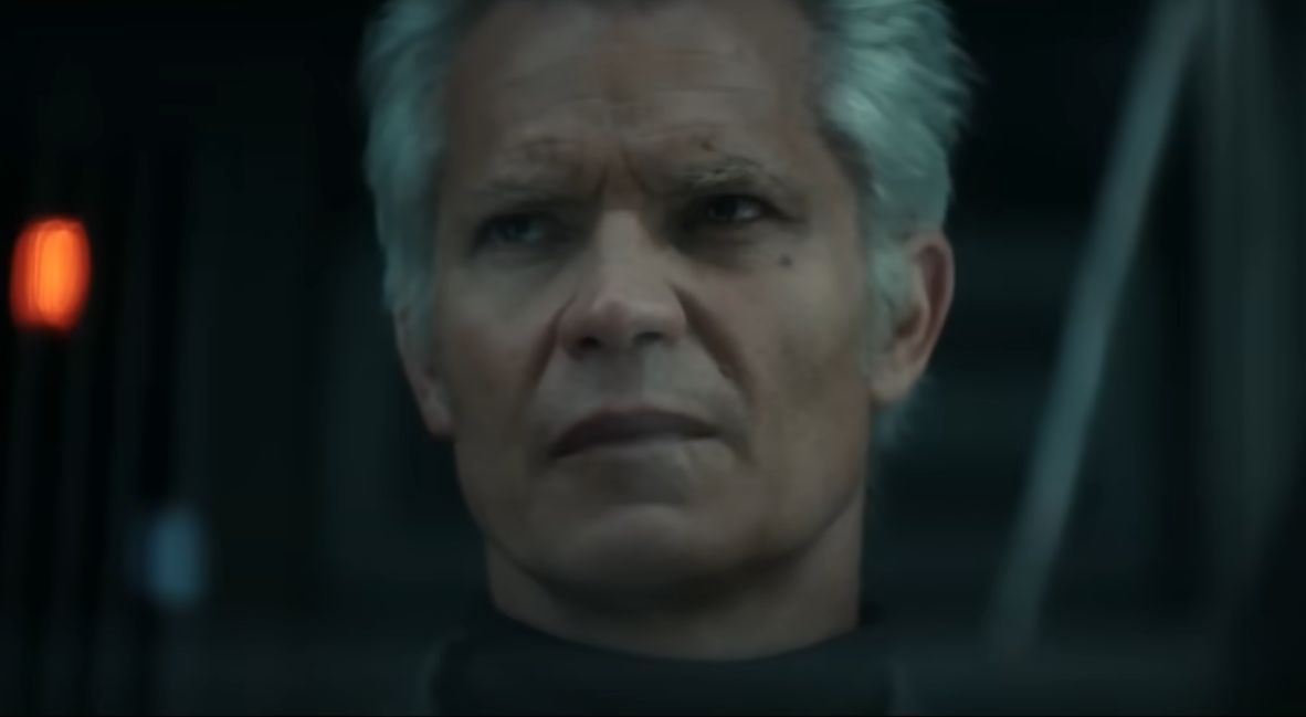 Kirsch, played by Timothy Olyphant, looking unimpressed in Alien Earth Episode 7