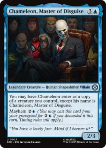 Chameleon Magic the Gathering Blue Creature Set
