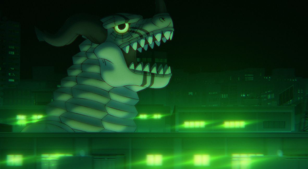 A kaiju attacks 