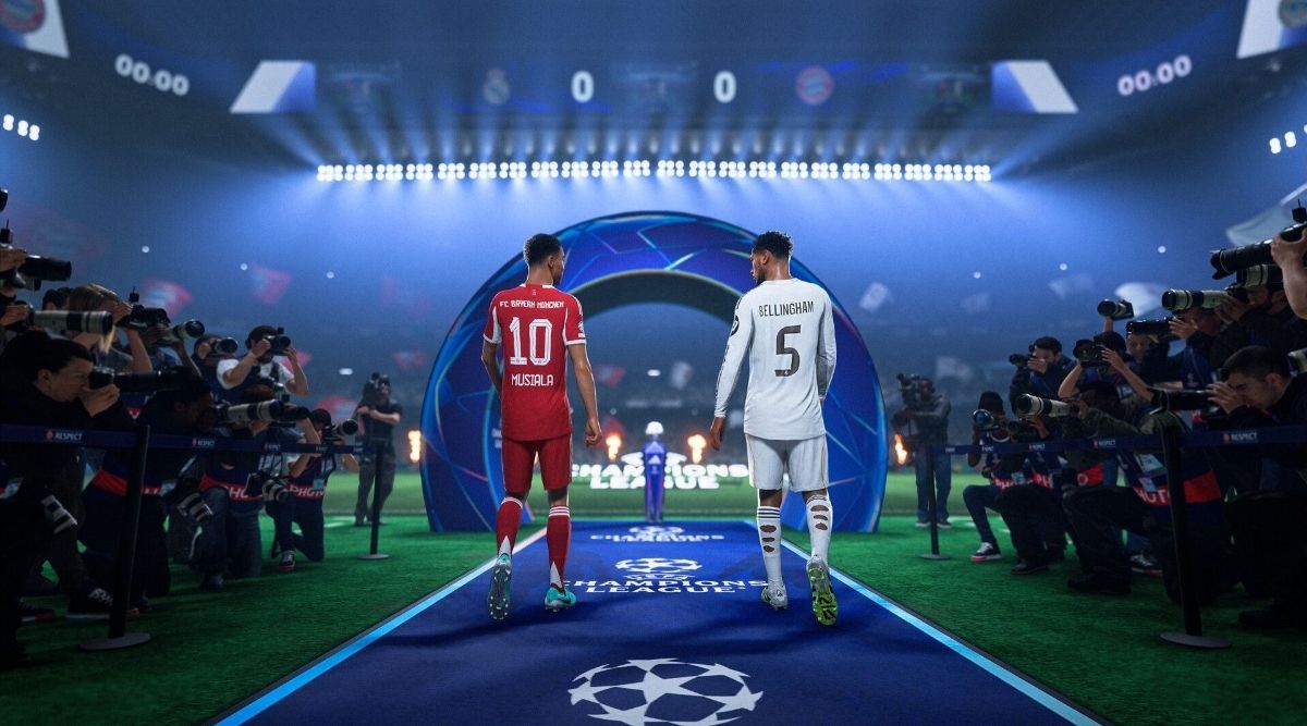 EA Sports FC 26 Bellingham and Musiala Cover