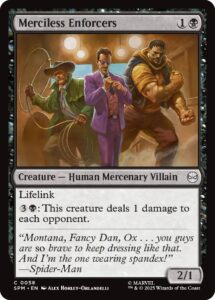 Merciless Enforcers Magic the Gathering Black Creature Set