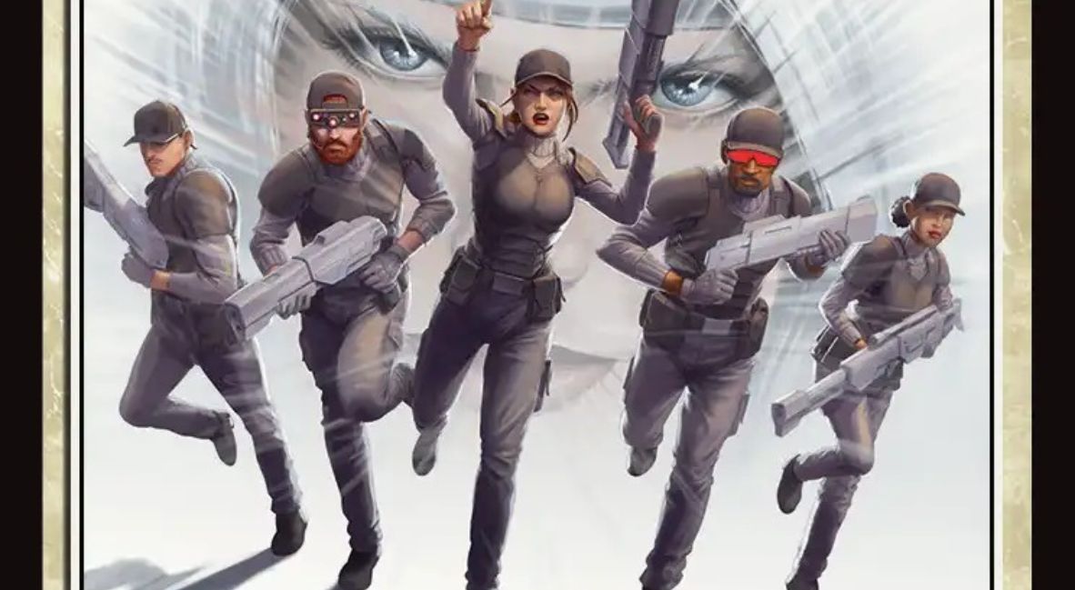 The card for the Wild Pack Squad from the Magic: The Gathering collaboration with Spider-Man