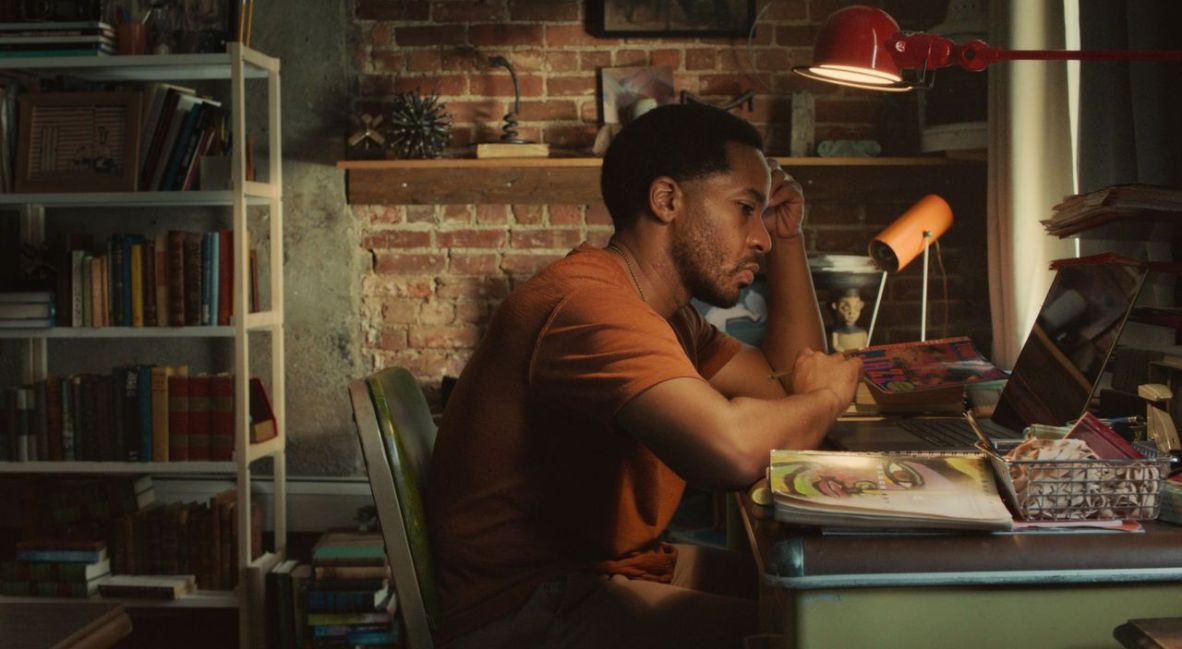 Roger tries to write an article in Love Brooklyn