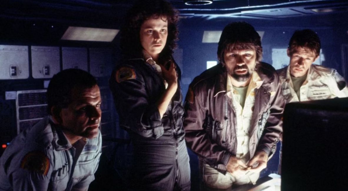 An image of the cast from the first Alien movie