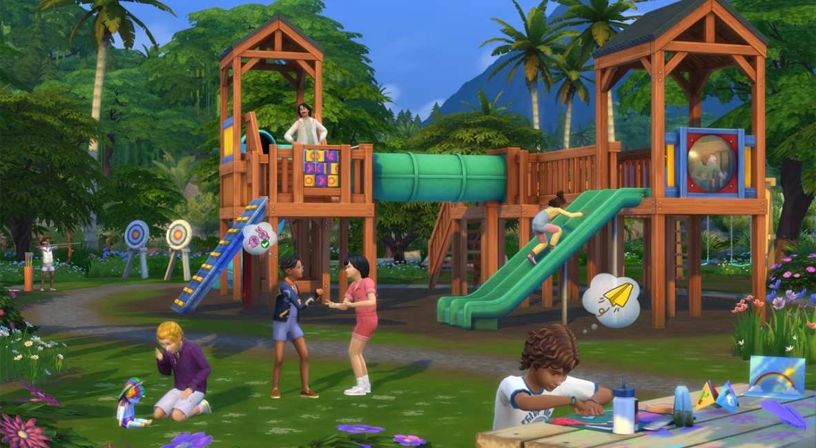Sims 4 Adventure Awaits Expansion pack promotional image from EA
