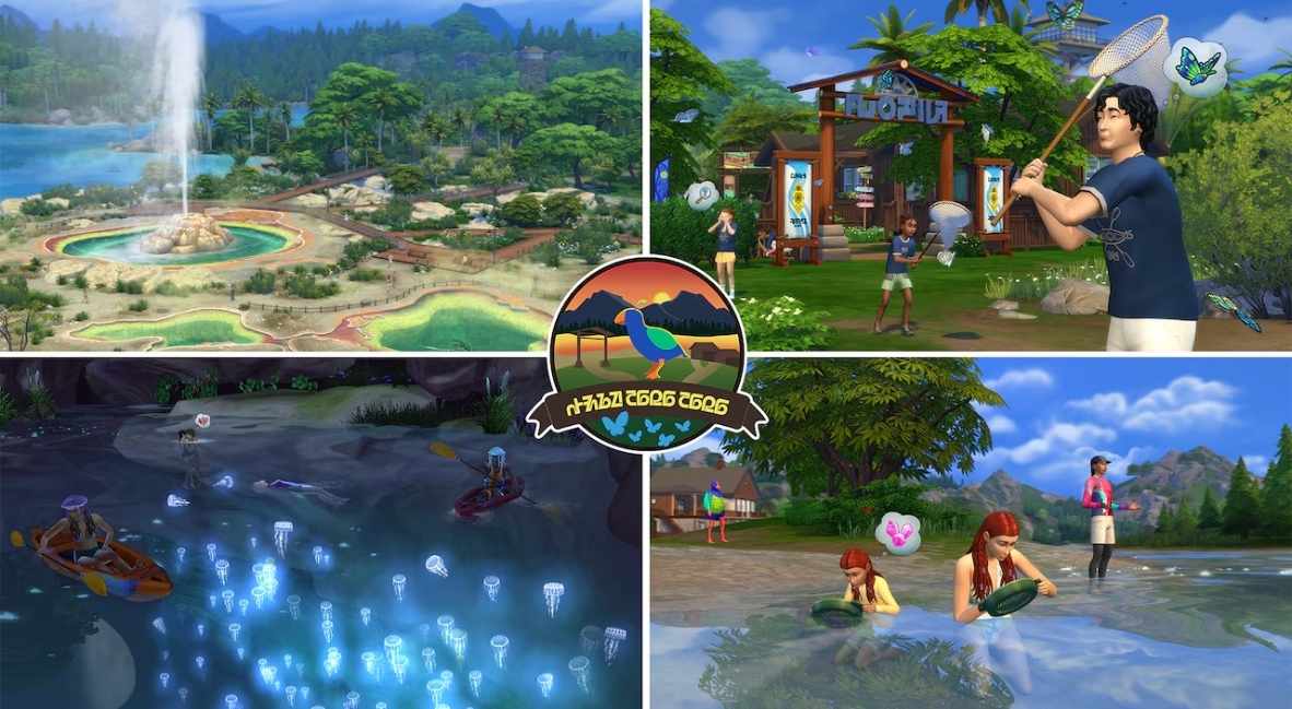 Sims 4 Adventure Awaits Expansion pack promotional image from EA