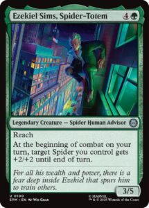 Spider-Man Magic the Gathering Set Ezekiel Sims