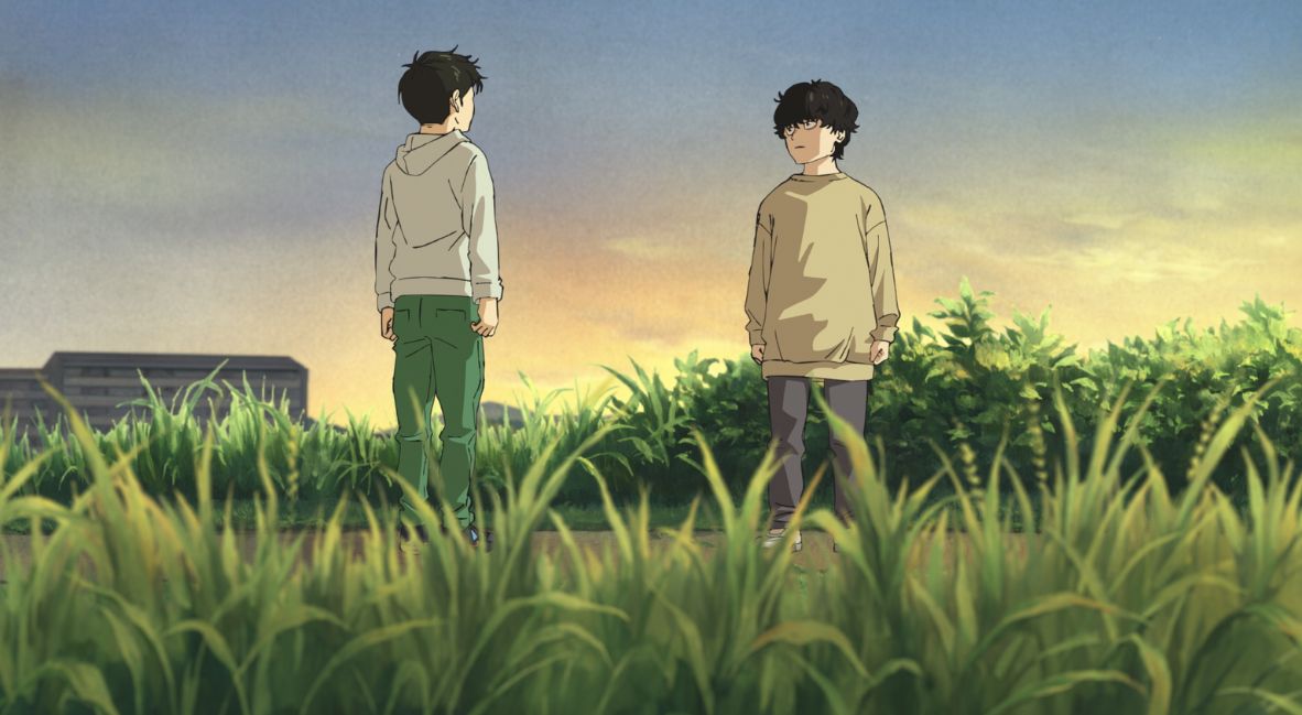 Togashi and Komiya talk in 100 Meters