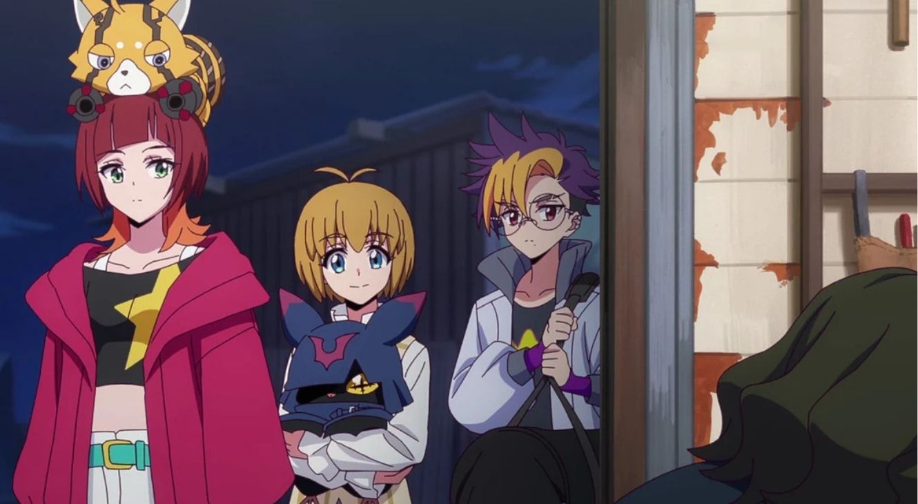 A group of Digimon handlers in Digimon Beatbreak Episode 2