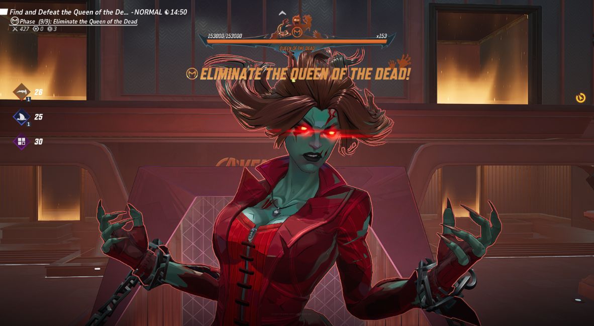 'Marvel Rivals' PvE Mode, Marvel Zombies Is Fun, But Likely To Overstay Its Welcome 3 Scarlet Witch as the final boss in the Marvel Zombies mode