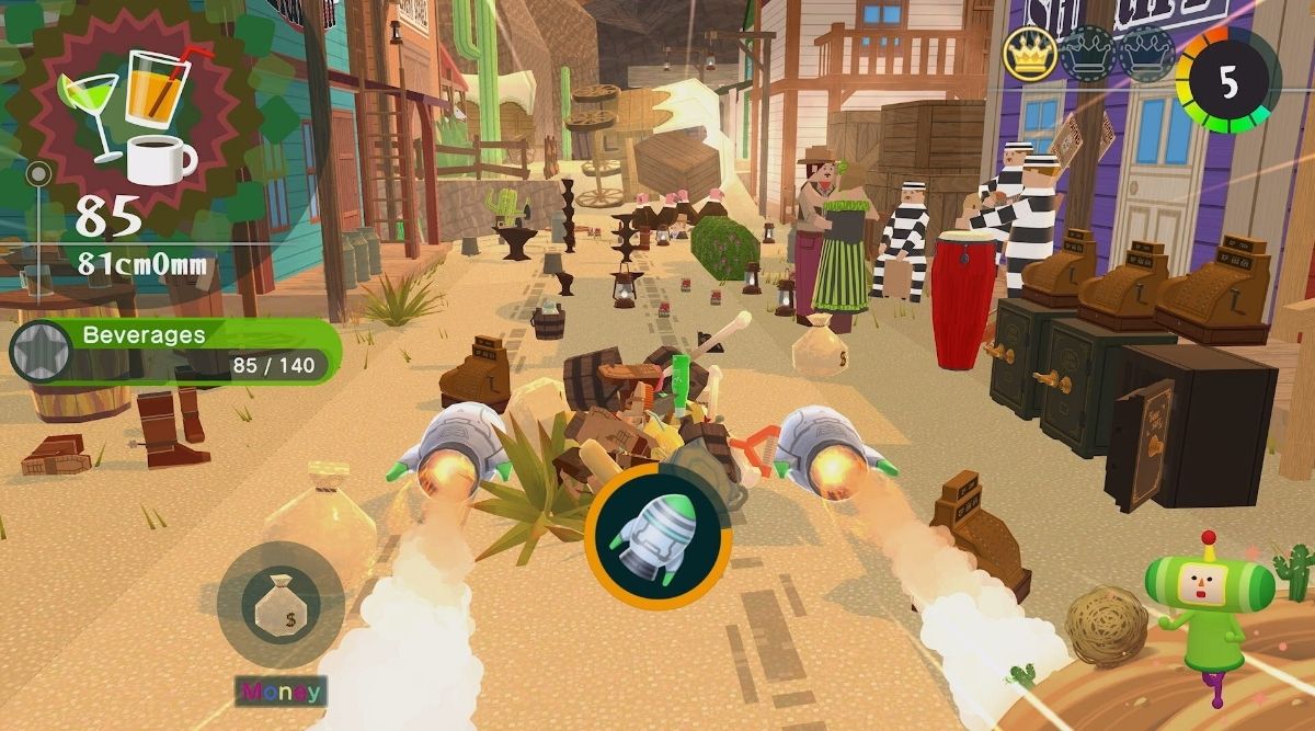 Once Upon a Katamari Rocket Gameplay