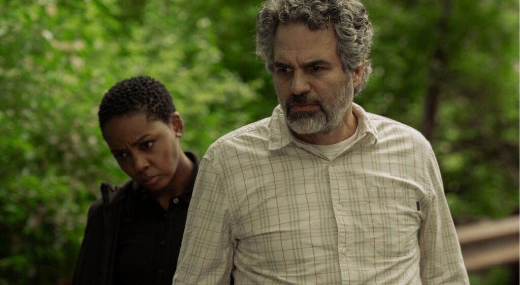 Thusu Mbedu and Mark Ruffalo in Task Episode 7
