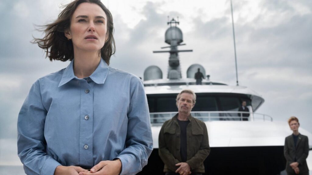 The Woman in Cabin 10 promotional image from Netflix.