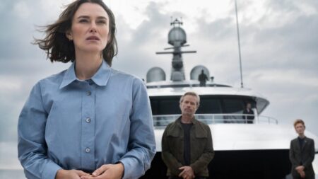 The Woman in Cabin 10 promotional image from Netflix.