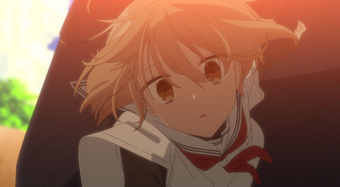 Hinako is pulled off land by a yokai