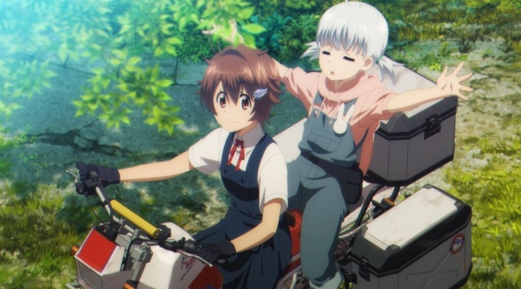 Yoko and Airi in Touring After the Apocalypse Episode 1